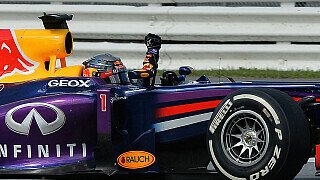 Sebastian Vettel: Der Red Bull-Pilot war in Kanada das Maß aller Dinge. Schon beim Start setzte der Deutsche seine Pole-Position in eine Führung um und gab diese bis zum Ende nicht mehr her. Auch ein kleiner Fehler in der 53. Runde verschaffter der Konkurrenz nicht den notwendigen Vorteil, den Rennsieg zu holen. Die Strategie war anfangs jedoch ganz anders geplant. Als Red Bull merkte, dass der weiche Reifen zu schnell abbaute, wechselte man – im Gegensatz zu manch anderen - kurzerhand von einer Ein-Stopp- auf eine Zwei-Stopp-Strategie und holte sich damit den Erfolg in Montreal. Dabei gibt es nichts zu bemängeln. Note: 1+, Foto: Sutton