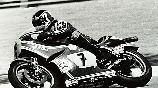 Suzuki startete erstmals in der Saison 1974 in der 500cc-Weltmeisterschaft. Barry Sheene und Jack Findlay pilotierten die RG500. Ein Zweiter Platz durch Sheen beim Auftaktrennen in Clermont-Ferrand blieb das beste Ergebnis., Foto: Milagro