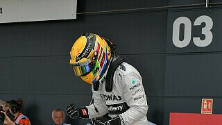 Winner - Lewis Hamilton: Mit seiner Pole-Runde hat er nicht nur eine Fabelzeit in den Asphalt gebrannt, sondern auch seinen wachsenden Kritikern Einhalt geboten. , Foto: Sutton