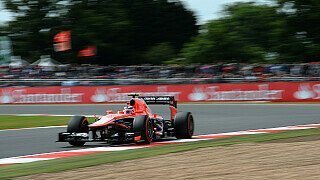 Top-Speeds in Silverstone: Marussia im Spitzenfeld