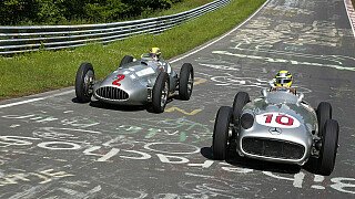 Rosberg und Hamilton auf der Nordschleife Rosberg und Hamilton auf der Nordschleife