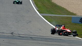 Deutschland GP - Feuer & Geisterfahrt bei Bianchi