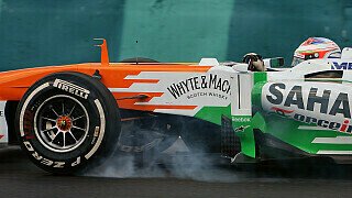 Di Resta strauchelt auf weichen Reifen