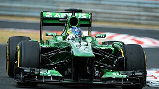 Caterham hat in Ungarn die Nase vorne
