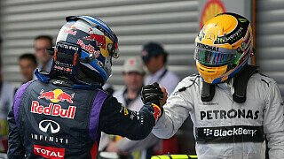 Hamilton zieht seinen Hut vor Vettel Hamilton zieht seinen Hut vor Vettel