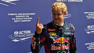 Vettel bejubelt erste Trocken-Pole des Jahres Vettel bejubelt erste Trocken-Pole des Jahres