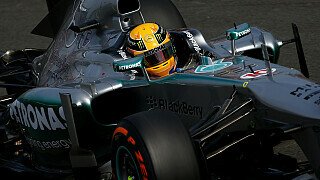 1. Training: Hamilton in Singapur vorne