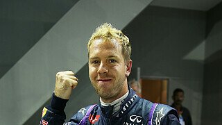 Vettel feiert Singapur-Hattrick Vettel feiert Singapur-Hattrick