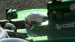 Van der Garde nach Crash unverletzt Van der Garde nach Crash unverletzt
