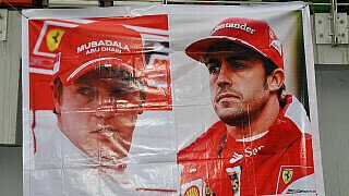Kimi Räikkönen gegen Fernando Alonso - es wird das Duell der Formel-1-Saison 2014. Motorsport-Magazin.com hörte sich bei den Experten und Ex-Fahrern im Fahrerlager um - wer hat wohl die Nase vorne?, Foto: Sutton