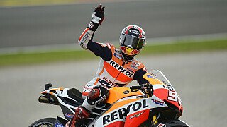 Marc Marquez hat es geschafft! Der Spanier krönte sich zum jüngsten MotoGP-Weltmeister der Geschichte. Motorsport-Magazin.com präsentiert die eindrucksvollen Saison-Statistiken des Honda-Piloten., Foto: Milagro