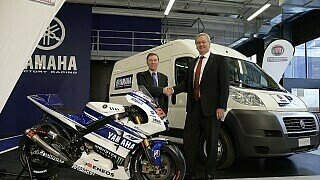 Fiat offizieller Sponsor bei Yamaha Fiat offizieller Sponsor bei Yamaha