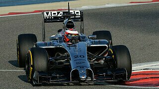 Kevin Magnussen entpuppte sich an Tag zwei der Bahrain-Tests als Maß aller Dinge. Mit seiner Bestzeit von 1:34.910 Minuten distanzierte er den ersten Verfolger um rund 1,5 Sekunden. Zwar spulte der junge Däne mit 46 Runden lediglich die drittmeisten der elf Piloten ab, jedoch wirkt das McLaren-Paket bereits solide und zuverlässig. "Vor allem der Nachmittag lief super für uns, da wir unsere Probleme des Morgens beheben und einige Runden abspulen konnten", berichtet er. "Hauptsache ist jedoch, dass wir das Auto verstehen und unser Paket optimieren. Zeiten sind momentan noch nicht so wichtig, obwohl es natürlich super ist, Schnellster zu sein. Bis zum Saisonstart in Melbourne wird sich jedoch mit Sicherheit noch einiges in der Hackordnung tun.", Foto: Sutton