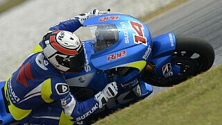 Suzuki kämpft bei Tests mit Elektronik Suzuki kämpft bei Tests mit Elektronik
