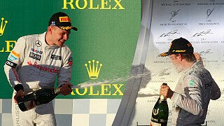 Kevin Magnussen landete in seinem ersten Rennen in der Formel 1 auf dem Podium. Damit legte der Däne einen der besten Karriere-Starts in der Geschichte hin. Motorsport-Magazin.com mit einer Auswahl von Super-Rookies und ihren Traumdebüts., Foto: Sutton