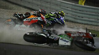 Katar GP - Bradl - P1 & Sturz