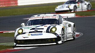 Porsche 911 RSR in Startreihe eins