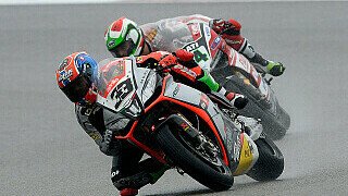 Melandri nach Platz drei erleichtert Melandri nach Platz drei erleichtert