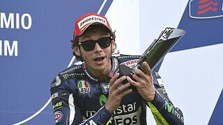 Rossi holt Podium beim Jubiläum