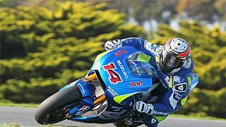 Mehrere Stürze bei Suzuki-Test auf Phillip Island Mehrere Stürze bei Suzuki-Test auf Phillip Island