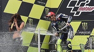 Rossi happy mit Platz zwei Rossi happy mit Platz zwei