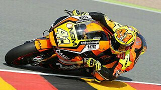 Aleix Espargaro im Motocross-Stil zu Rang sechs