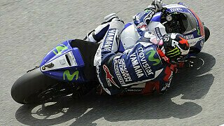 Lorenzo von Reifen im Stich gelassen