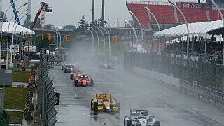 Regen in Toronto: Zwei Rennen am Sonntag Regen in Toronto: Zwei Rennen am Sonntag