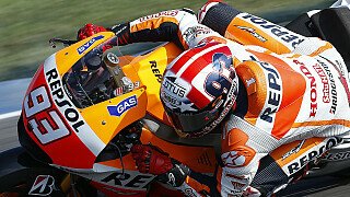 Marquez fährt Bestzeit im Warm-Up