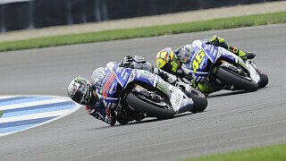 Rossi vs. Lorenzo in Indy: Teil zwei im Titelduell