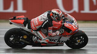 Ducati: Dovizioso mimt den Regengott Ducati: Dovizioso mimt den Regengott