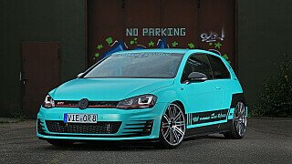 Car-Wrapping am VW Golf GTI