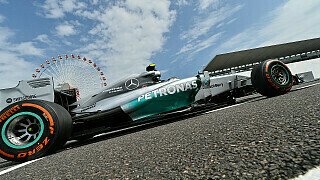 (Keine) Überraschung! Mercedes-Doppelführung in Suzuka. Mal Rosberg, Hamilton, mal Hamilton, Rosberg., Foto: Sutton