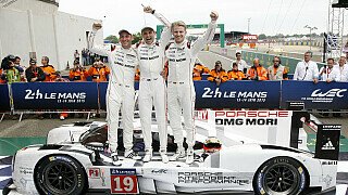 24 Stunden von Le Mans - So feiert Hülkenberg den Sieg