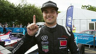 2014/2015 Nelson Piquet Jr. Der erste Formel-E-Meister der Geschichte prägte die Elektrorennserie mit einem historischen Namen des Motorsports: Nelson Piquet (Jr.). Der Sohn des dreifachen Formel-1-Weltmeisters gewann 2015 mit nur einem Punkt mehr als Sebastien Buemi den Titel., Foto: Sutton