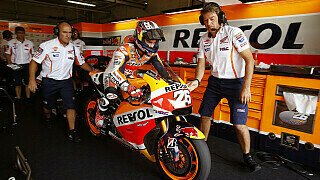 Trotz Verletzung: Pedrosa tritt im 3. Training an Trotz Verletzung: Pedrosa tritt im 3. Training an
