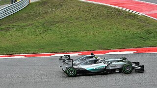 Kurve 1 in Austin: Ist Hamilton gegen Rosberg zu weit gegangen?