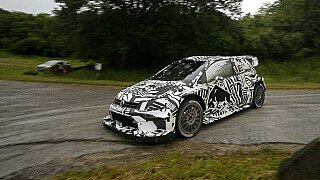 Volkswagen testet 2017er Polo R WRC in Baumholder Volkswagen testet 2017er Polo R WRC in Baumholder