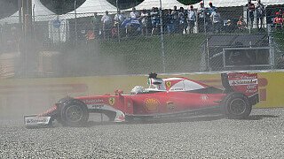 Vettel-Abflug: Bremsverteilung passte nicht Vettel-Abflug: Bremsverteilung passte nicht