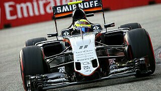 Williams vs. Force India: Perez droht Gelb-Ärger