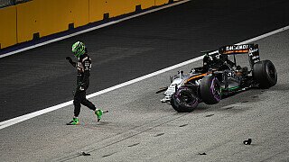 Singapur GP - Start-Unfall Hülkenberg