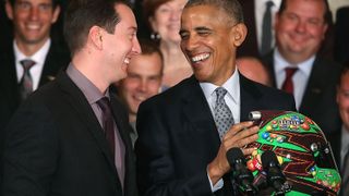 Kyle Busch besucht Präsident Obama Kyle Busch besucht Präsident Obama
