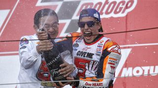 Japan GP - So feiert Marquez seinen Titelgewinn Japan GP - So feiert Marquez seinen Titelgewinn