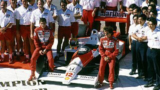 Ayrton Senna wechselte für die Saison 1988 von Lotus zu McLaren. Der dortige Teamleader, Alain Prost, hatte Teamchef Ron Dennis zur Verpflichtung des Brasilianers geraten., Foto: Sutton