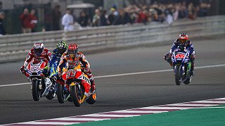 Katar-GP (Platz 4): Die MotoGP-Saison 2017 beginnt für Marc Marquez schwierig. Seine Honda ist weit entfernt von der Performance von Ducati und vor allem Yamaha. Mehr als Rang vier ist beim Auftakt in Katar so nicht möglich. Marquez verliert fast sieben Sekunden auf Rennsieger Maverick Vinales., Foto: Repsol