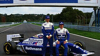 Ayrton Senna und Damon Hill bildeten für die Saison 1994 das Fahrerduo bei Williams., Foto: Sutton