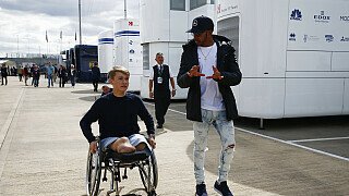 Großbritannien GP - Billy Monger besucht Silverstone