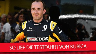 So lief die Testfahrt von Kubica