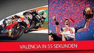 MotoGP Valencia 2017 in 55 Sekunden