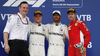 Formel 1 2018: Russland GP - Podium Formel 1 2018: Russland GP - Podium
